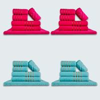 Jogo De Toalhas 24 Pçs Coleção Dubai 100% Algodão Rs+vd - 1