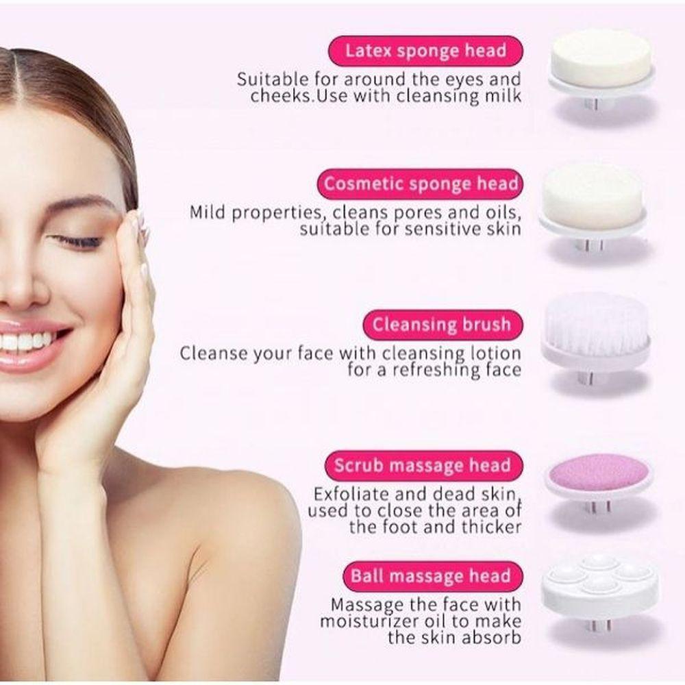 Massageador Derma Spa Aparelho Limpeza Facial 5 Em 1 - 3