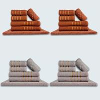 Jogo De Toalhas 24 Pçs Coleção Dubai 100% Algodão Mr+cz - 1