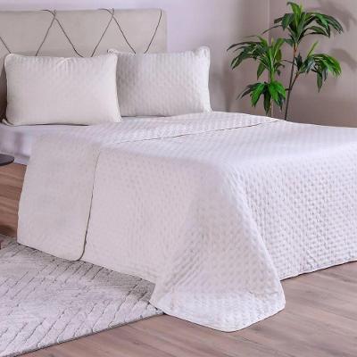 Kit Cobre Leito Casal Miraggio Com Porta Travesseiro