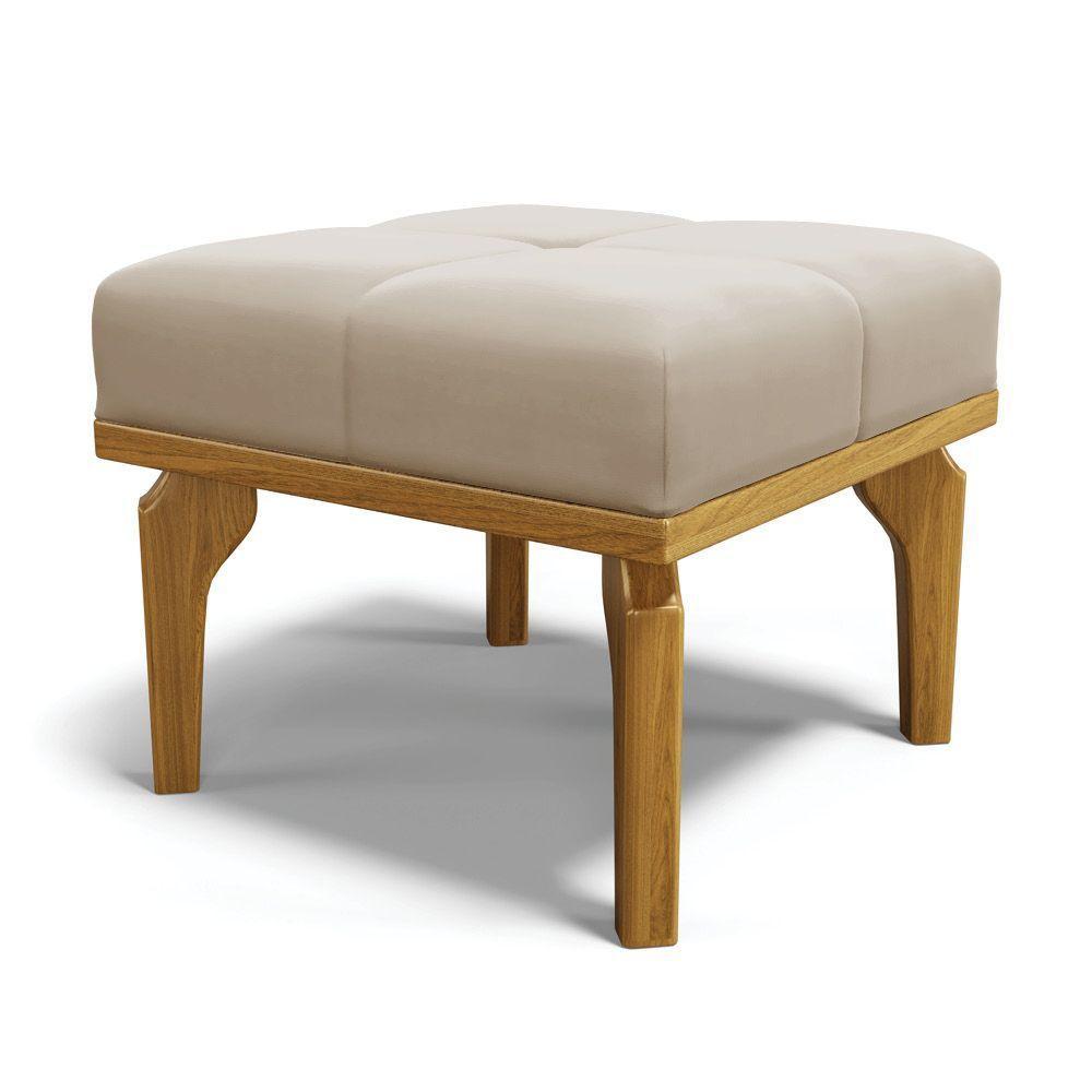 Poltrona De Amamentação Com Balanço E Puff Manu Veludo Marrom Tb302 Base De Madeira - D'rossi - 5