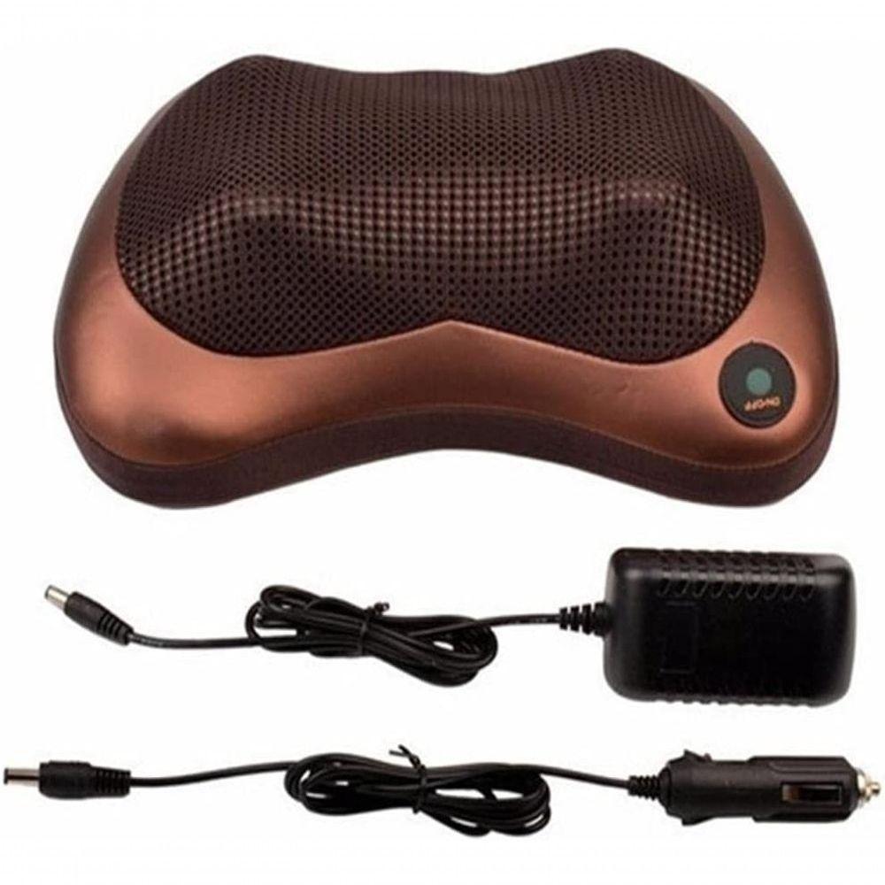 Massageador Shiatsu Almofada Massageadora Veicular Residêncial Escritórios Com Infra-vermelho - 1