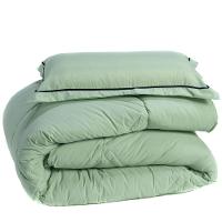 Kit Edredom Liso Milano Dupla Face Solteiro 02 Cor Verde - 7