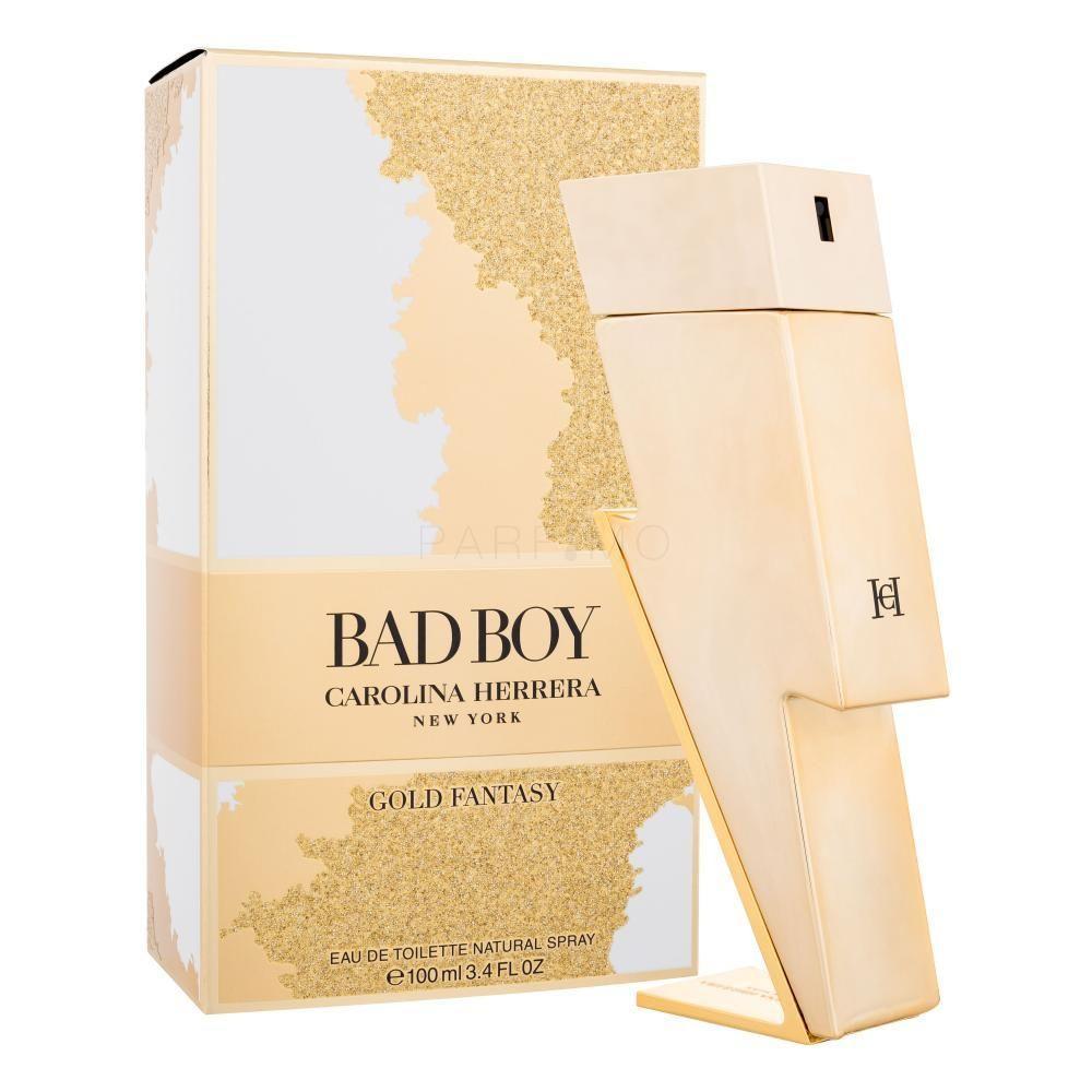 Perfume Carolina Herrera Bad Boy Gold Fantasy - Eau De Toilette - 100 Ml Volume Da Unidade 100 Ml - 1