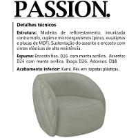 Poltrona Decorativa Passion Veludo Sl 940 Moll Sl 940 - 2