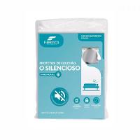 Protetor De Colchão Impermeável Queen Silencioso Lençol 160x200 Cm Fibrasca Branco - 1