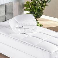 Protetor De Colchão Macio Pillow Top Solteiro Scartec Micropercal 200 Fios - Branco - 4