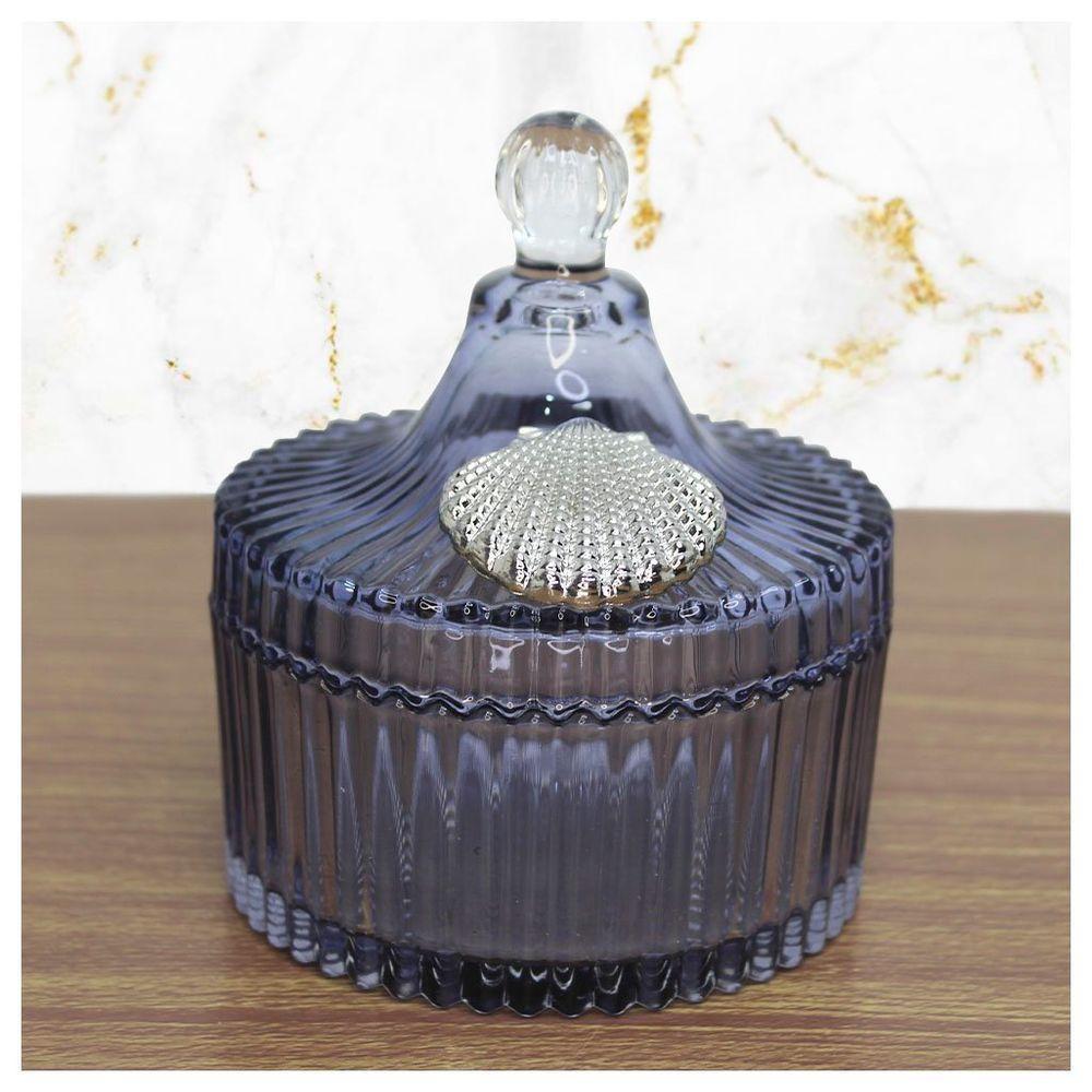 Porta Algodão E Cotonete Vidro 12cm - 1