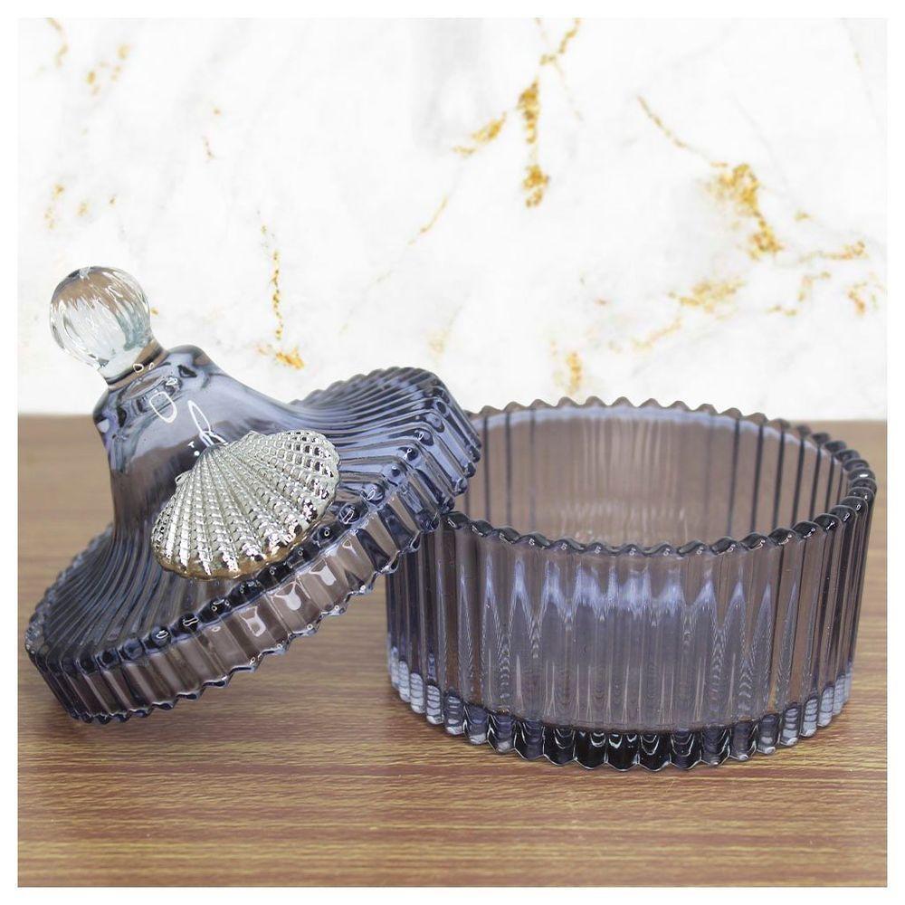 Porta Algodão E Cotonete Vidro 12cm - 3