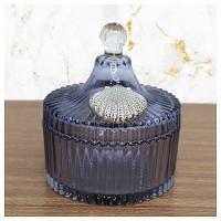 Porta Algodão E Cotonete Vidro 12cm - 1