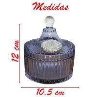 Porta Algodão E Cotonete Vidro 12cm - 4