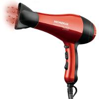 Secador De Cabelos Mondial Infinity 2500 Sc-12- 220v - vermelho/preto - 1