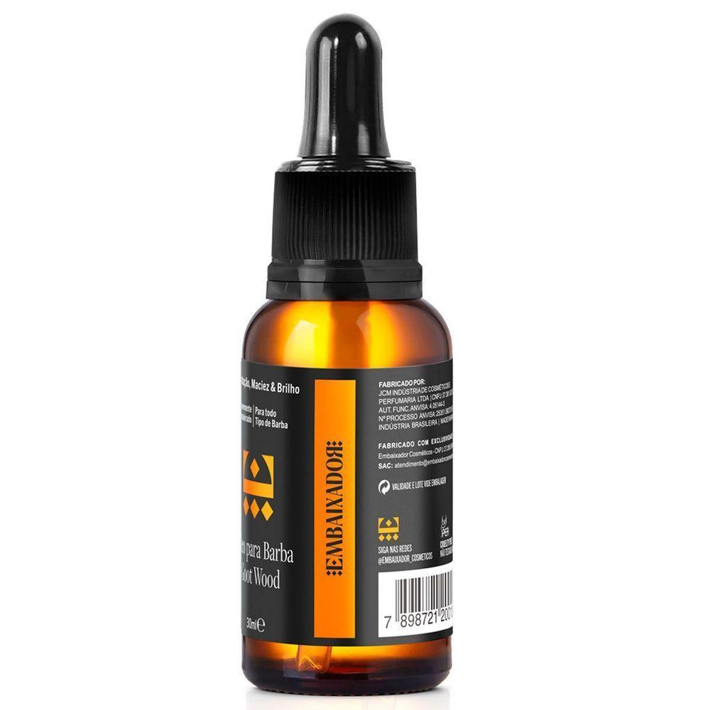 Óleo Para Barba Goot Wood + Shampoo Barba Goot Wood Embaixador 200Ml - 5