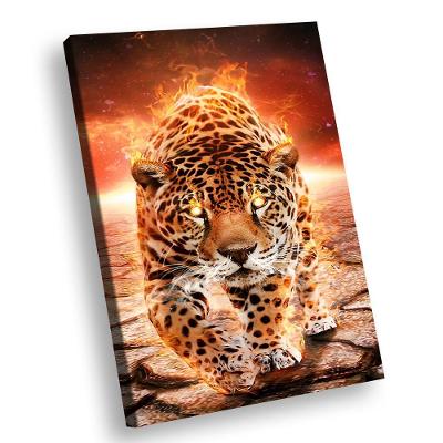 Fire Leopard Br Artes Grande 118x78