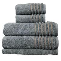 Jogo De Toalha 2 Banho 2 Rosto 1 Piso Kit De Toalha Felpuda - 1