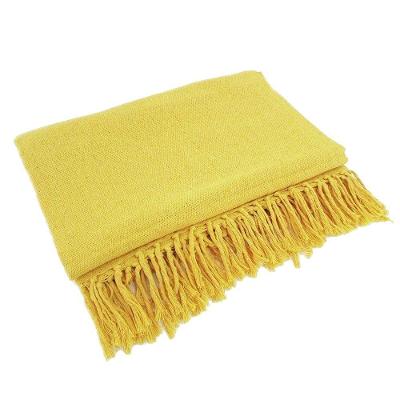Manta Para Sofá Tipo Manta Capa De Sofá 2,40 X 1,80 Cor:Amarelo