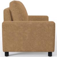 Kit 02 Poltronas Decorativa Para Sala De Estar E Recepção Malta L02 Bouclê Mostarda - 2