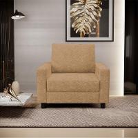 Kit 02 Poltronas Decorativa Para Sala De Estar E Recepção Malta L02 Bouclê Mostarda - 8