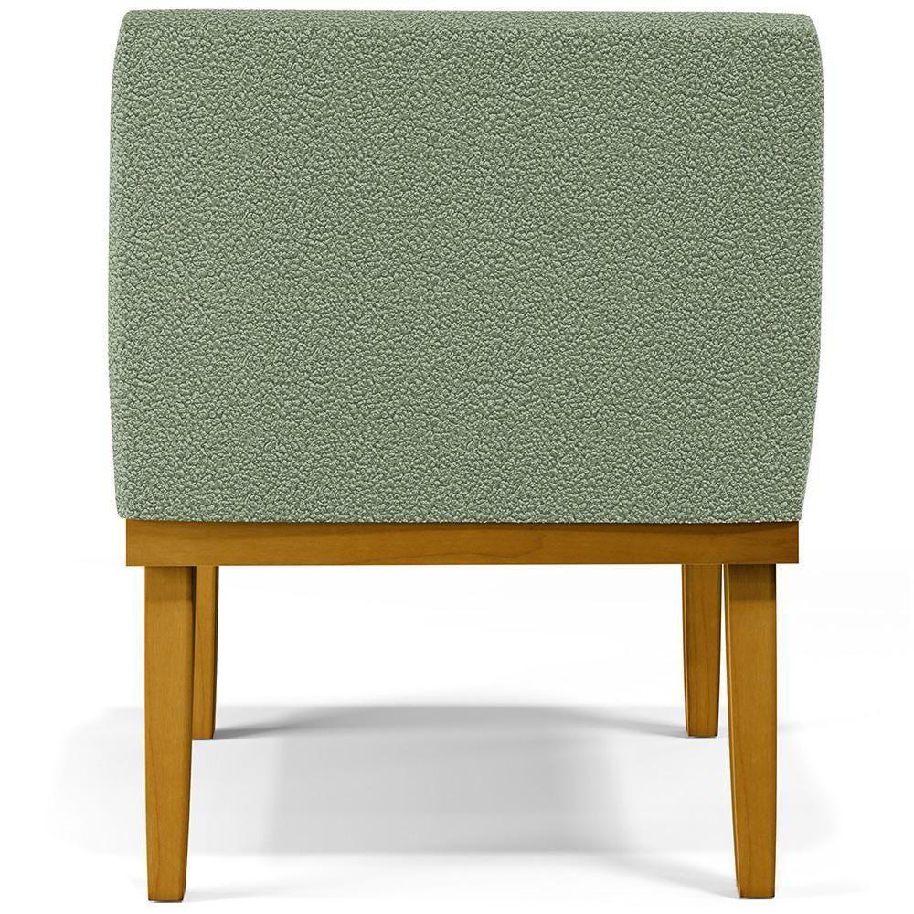 Kit 02 Poltronas Decorativa Para Sala De Estar E Recepção Beatriz W01 Bouclê Oliva - 4