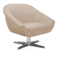 Kit 02 Poltronas Giovana Suede Bege - 7