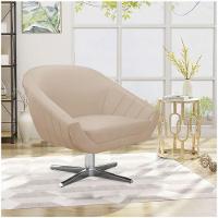 Kit 02 Poltronas Giovana Suede Bege - 8