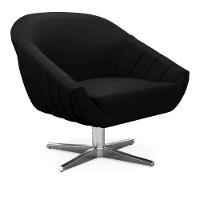 Kit 02 Poltronas Giovana Suede Preto - 7