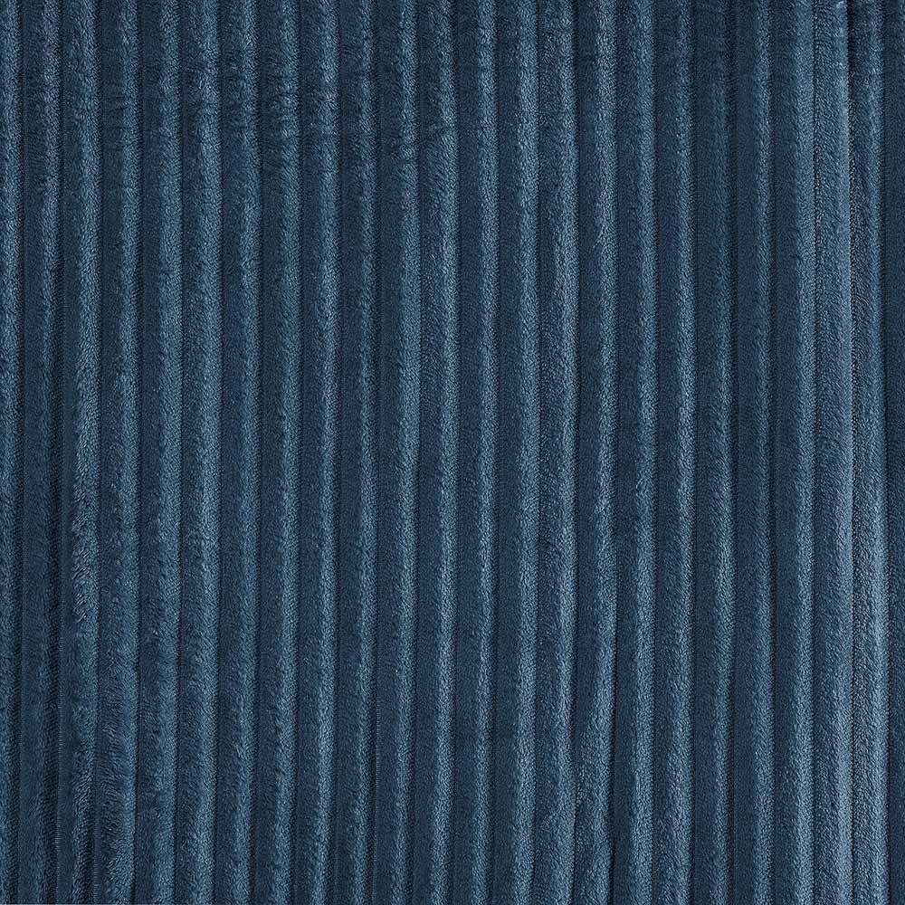 Cobertor Manta Moscou Casal Queen 2,40M X 2,20M Dupla Face Macio Premium - Azul - 2