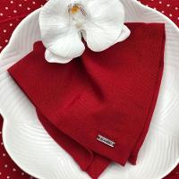 Guardanapo Em Tecido Jacquard Liso 40x40cm Mameg Vermelho - 2