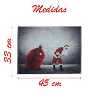 Jogo Americano Estampa Natalina Papai Noel 4 Peças - 2