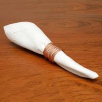 Jogo De Guardanapos Em Algodão Ponto Ajour Off White 40x40cm 2 Peças Wolff - 5