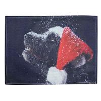 Jogo Americano Estampa Natal Cachorro Natalino 2 Peças - 1