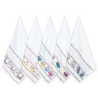 Kit Com 5 Pano De Copa Atoalhado Pano De Prato 100% Algodão - 1