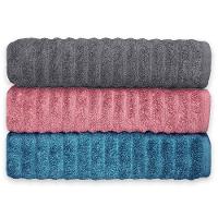 Kit 3 Toalhas De Banho Gramatura 500 Jogo De Toalha Banhão - 1