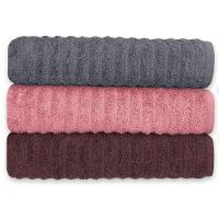 Kit 3 Toalhas De Banho Gramatura 500 Jogo De Toalha Banhão - 1