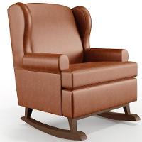 Kit 2 Poltronas Malu Base De Madeira P02 Couríssimo Camel - 7