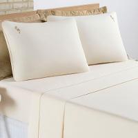 Jogo Cama Lençol Diana Queen Percal 200 Fios 100% Algodão 4 Peças - Palha - 1