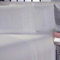 Jogo De Cama Lençol Casal Queen Sofist Ponto Palito 400 Fios Toque Macio 04 Peças - Palha - 1