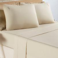 Jogo De Cama Lençol Joana Casal Queen Tecido Algodão 200 Fios 04 Peças - Cáqui - 1