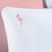 Jogo De Cama Lençol Joana Casal Queen Tecido Algodão 200 Fios 04 Peças - Branco - 3