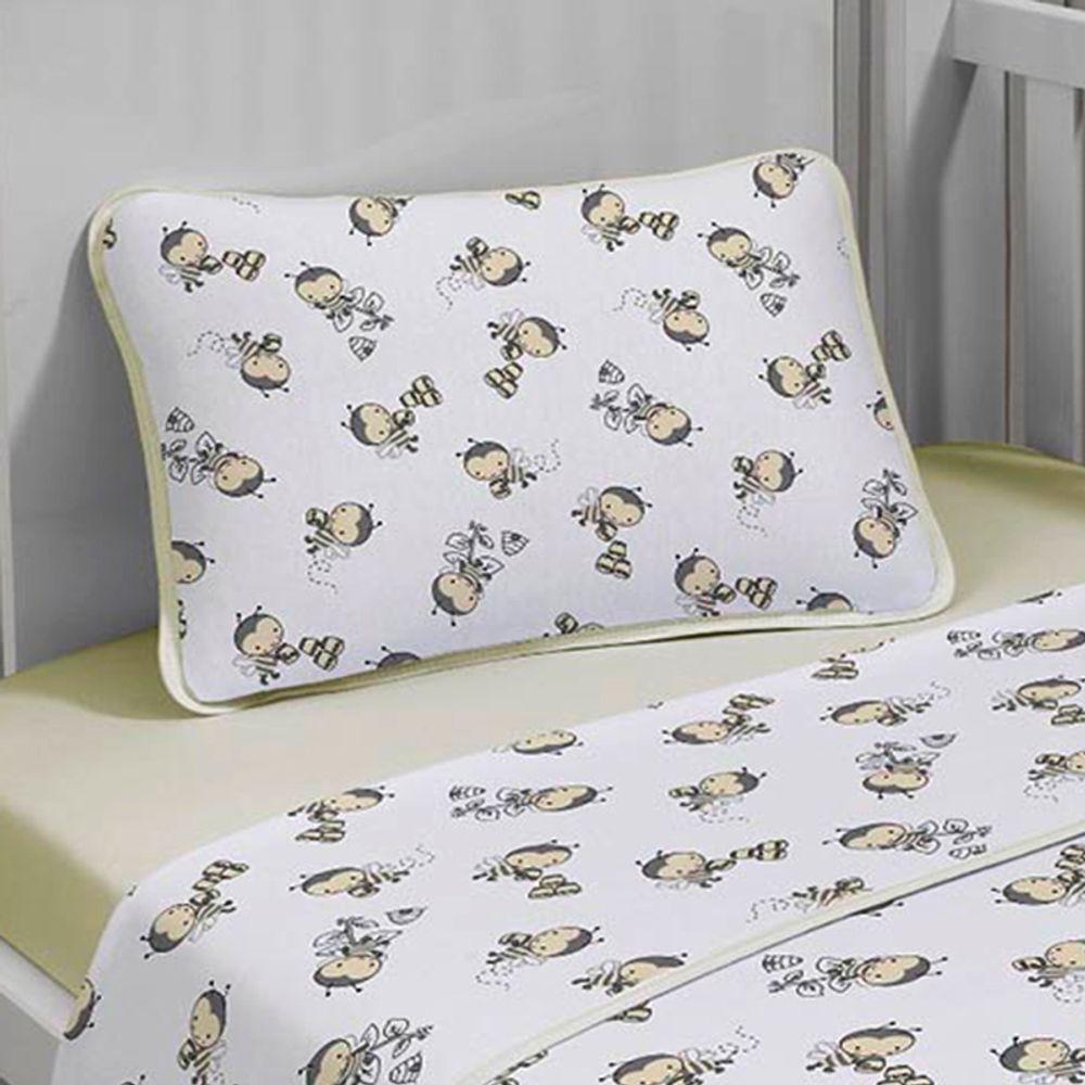 Jogo De Cama Malha Tecebem 3 Peças Mini Cama Lili Perola - 3