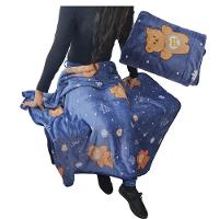 Manta Cobertor Infantil Mantinha Toque Macio Aveludado Urso - 2