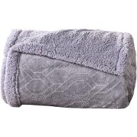 Manta Cobertor King Sherpa Realce Flannel Lã De Carneiro - 1