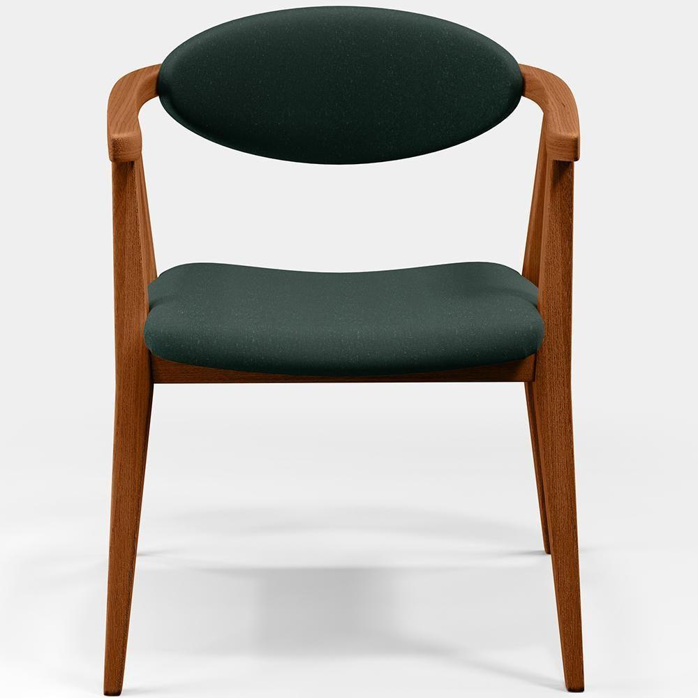 Poltrona Cecília Linho Verde Musgo - 7