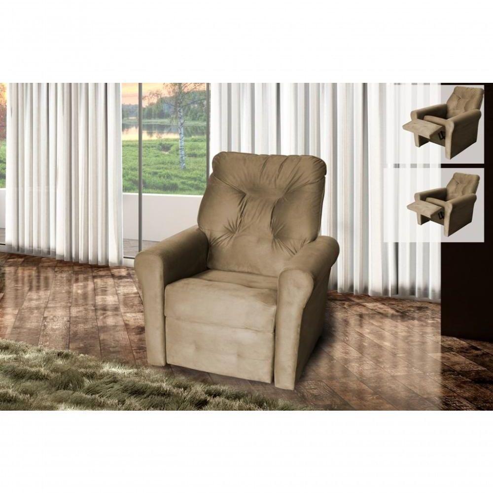 Poltrona Do Papai Reclinável Clio - New Chumbo Light - 2