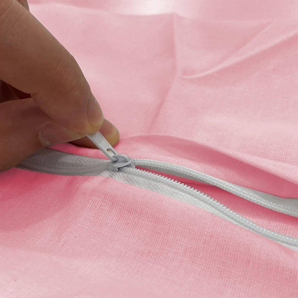 Capa De Travesseiro Fofuxinho Rosé Valle Enxovai 1 Peça - 3