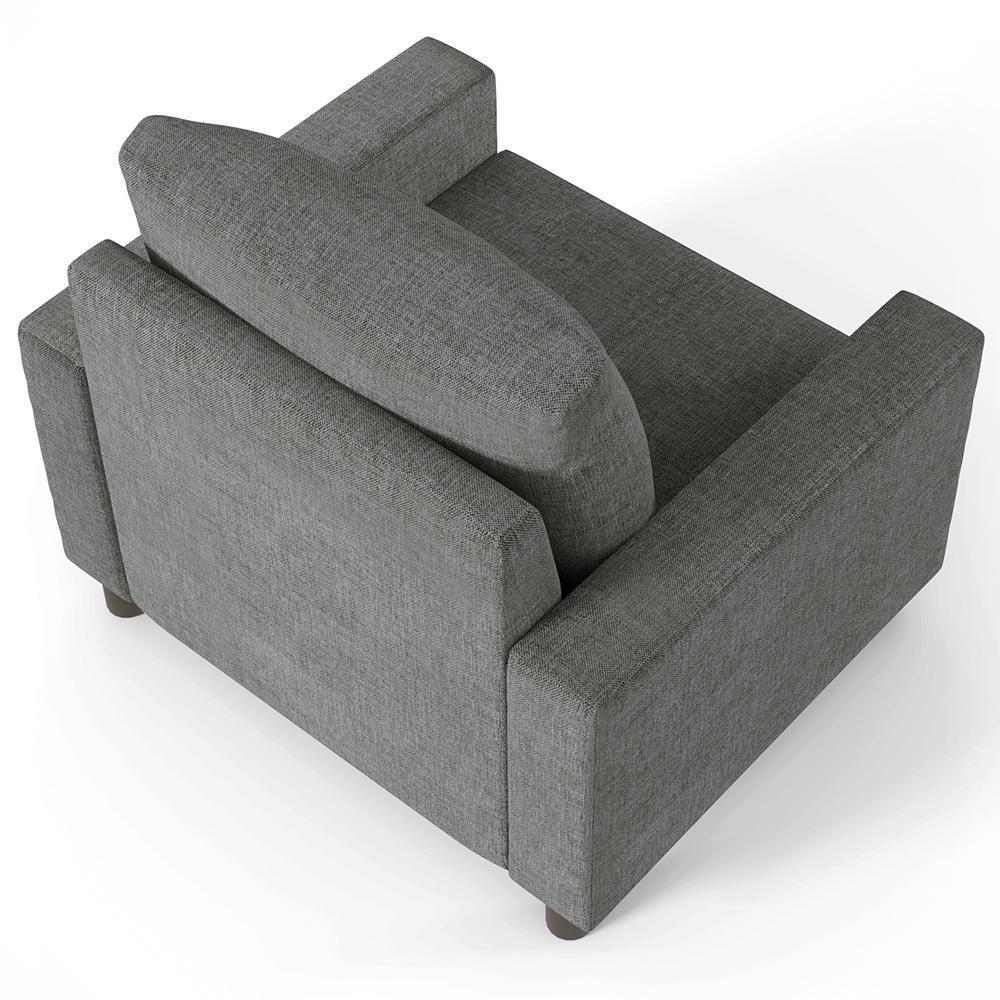 Kit 02 Poltronas Malta L02 Linho Cinza Escuro - 2