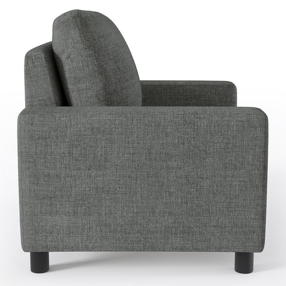 Kit 02 Poltronas Malta L02 Linho Cinza Escuro - 3