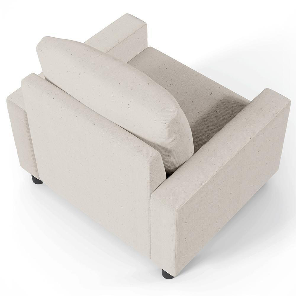 Kit 02 Poltronas Malta L02 Linho Cru - 2