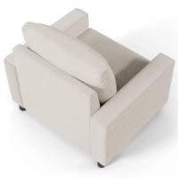 Kit 02 Poltronas Malta L02 Linho Cru - 2