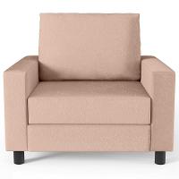 Kit 02 Poltronas Malta L02 Linho Rosê